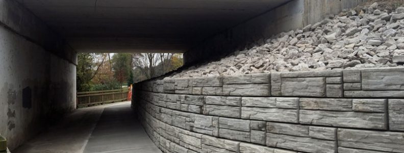 concrete wall retaining blocks Melbourne